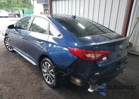 2016 Hyundai Sonata Sport z USA, uszkodzony, nr VIN 5NPE34AF1GH396590